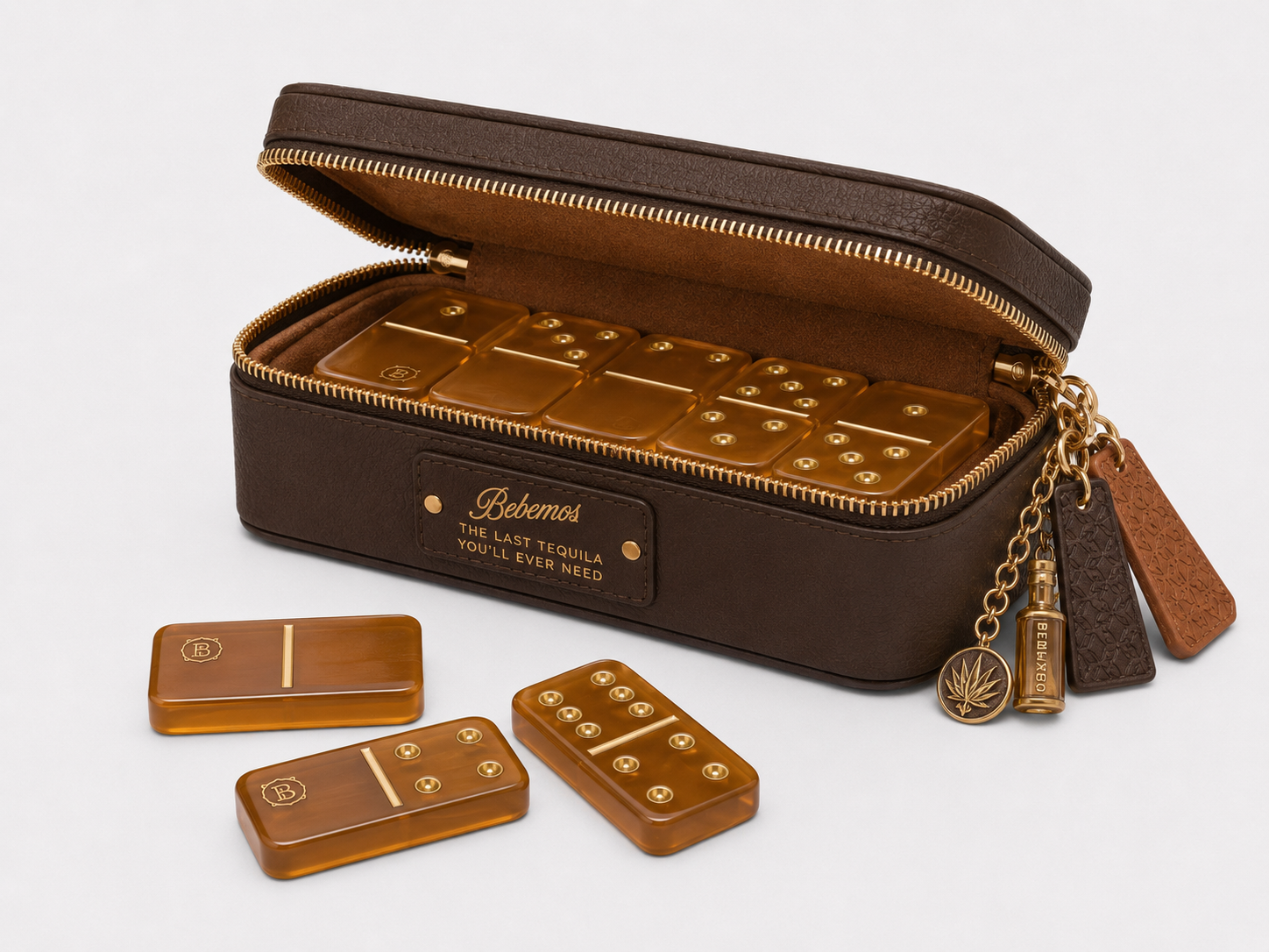 Custom dominoes Edition packed for play